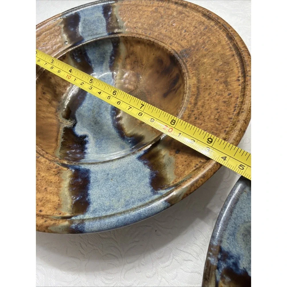 2 Pottery Bowls 9.25